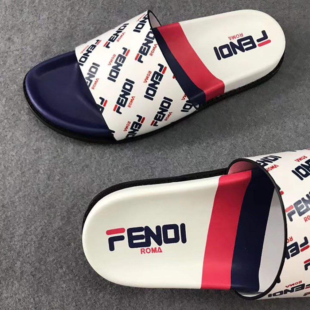 Fendi on sale multicolor slides