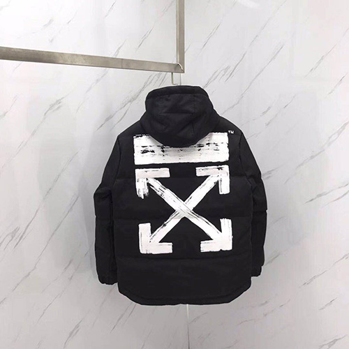 Off white diag brushed down outlet jacket